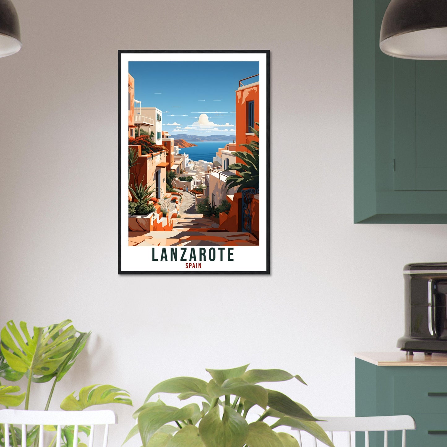 Lanzarote Travel Print Spain Home Decoration Lanzarote Spanish Wall Art Gift Wall Hanging Art Lover Spain Artwork Lanzarote Travel Poster