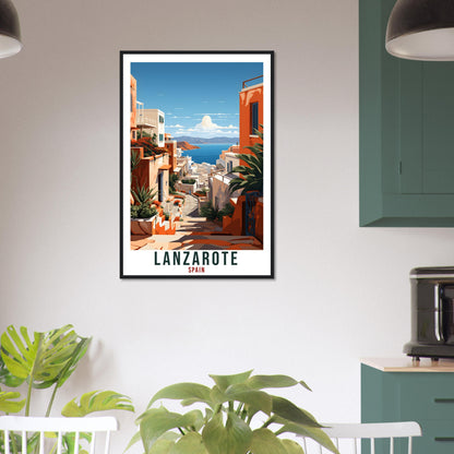 Lanzarote Travel Print Spain Home Decoration Lanzarote Spanish Wall Art Gift Wall Hanging Art Lover Spain Artwork Lanzarote Travel Poster