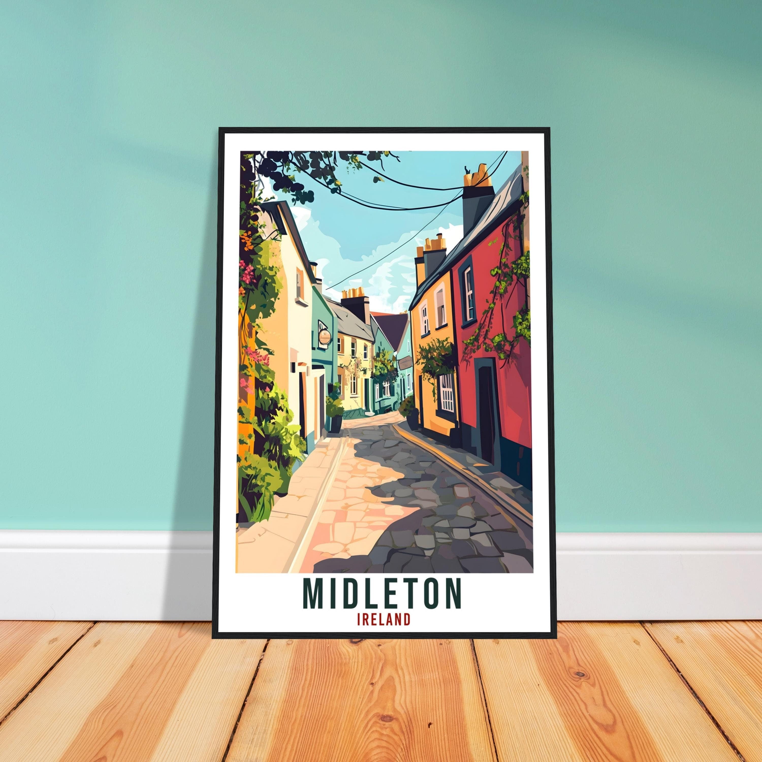 Midleton Travel Print Ireland Home Decor Midleton Wall Art Gift Wall Hanging Art Lover Midleton Irish Artwork Travel Poster Ireland Travel
