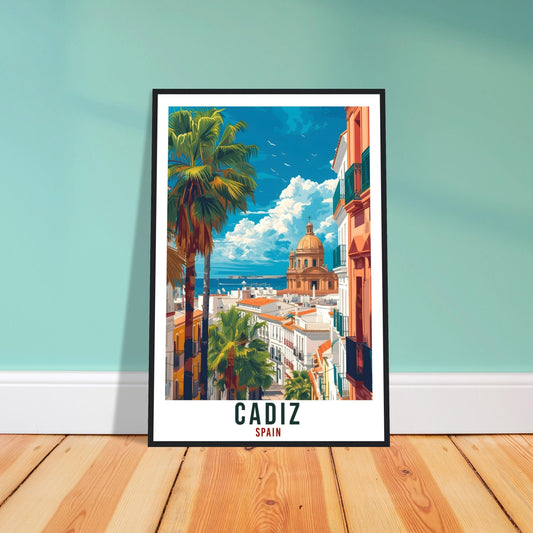 Cadiz Travel Print Spain Home Decoration Cadiz Spanish City Wall Art Gift Wall Hanging Art Lover Spain Artwork Cadiz Travel Poster Gift