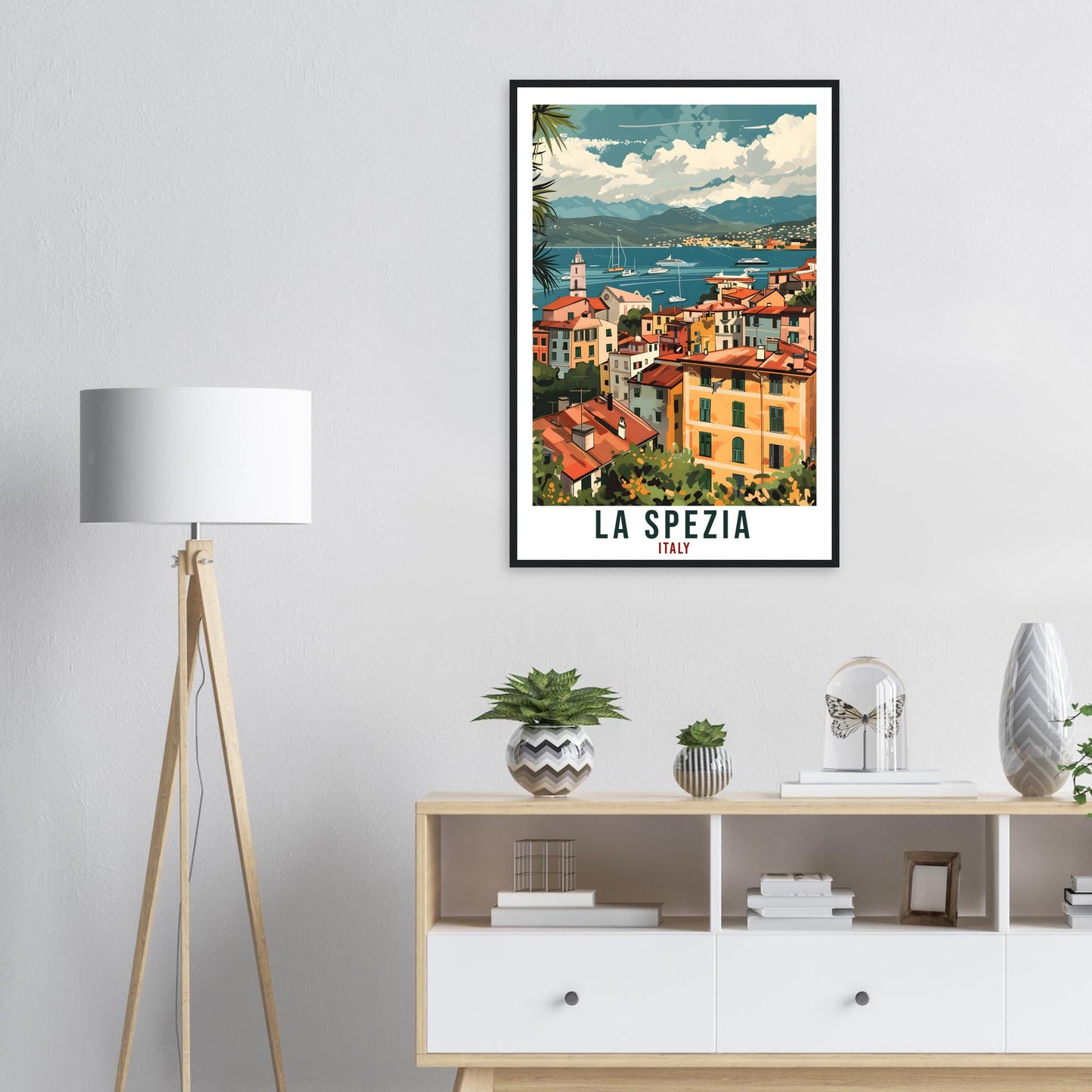 La Spezia Travel Print Italy Wall Art Wall Hanging Home Living Décor La Spezia Gift Art Lovers Gift Italy Artwork Gift Italian Travel Poster