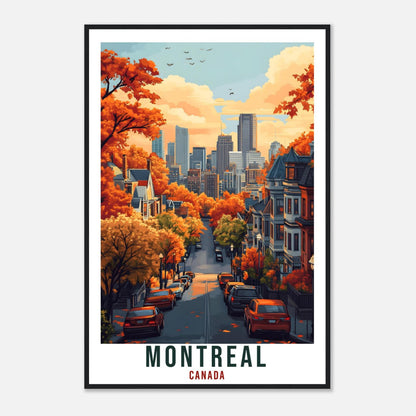 Montreal Travel Print Canada Home Decor Montreal Wall Art Gift Wall Hanging Art Lover Montreal Canadian Artwork Travel Poster Quebec Artwork