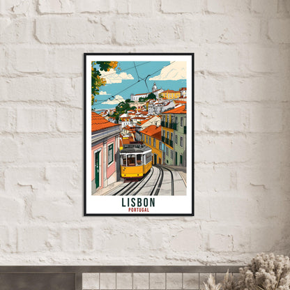 Lisbon Travel Print Home Decoration Wall Art Gift Lisbon Wall Hanging Art Lover Portugal Artwork Lisbon Portugal Travel Poster Holiday Print