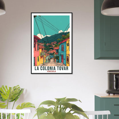 La Colonia Tovar Travel Print Venezuela Home Decor Wall Art Wall Hanging Art Lover Colonia Tovar Venezuelan Artwork Travel Poster Travel Art