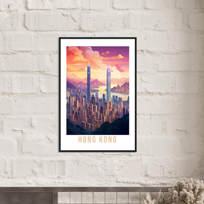 Hong Kong Travel Print Wall Art Hong Kong Home Decor Gift Holiday Print Art Print Hong Kong Travel Poster Hong Kong Art Print Cityscape