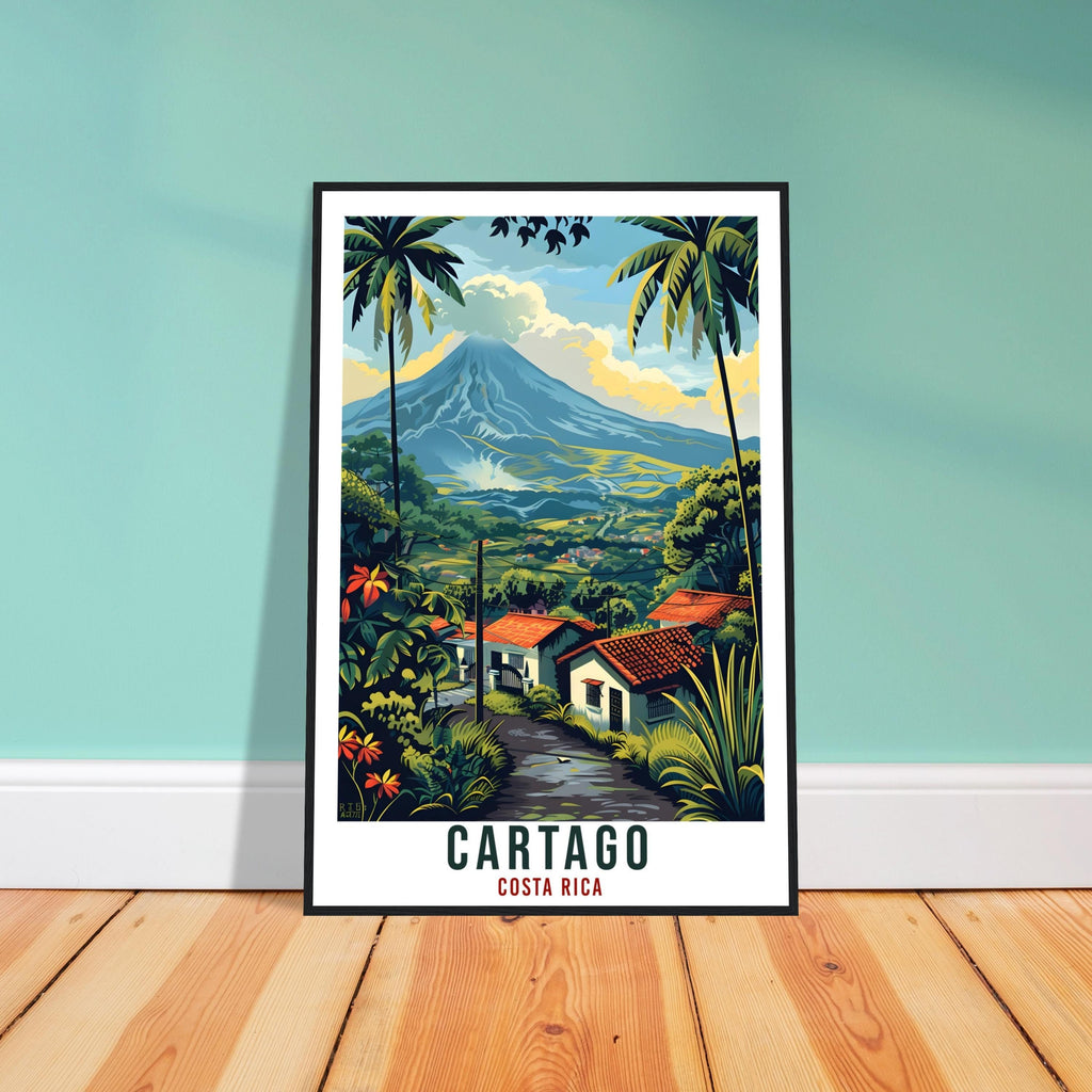 Cartago Costa Rica Travel Print Wall Art Wall Hanging Home Décor Cartago Gift Landmark Artwork Travel Art Costa Rica City Travel Poster