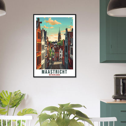 Maastricht Travel Print Holland Wall Art Wall Hanging Home Décor Maastricht Gift Art Lovers Dutch Artwork Gift The Netherlands Travel Poster