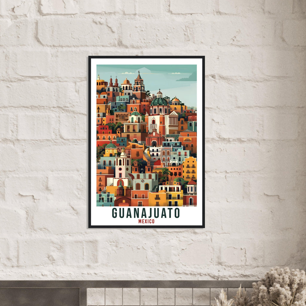 Guanajuato Mexico Travel Print Mexico Wall Art Wall Hanging Home Décor Guanajuato Gift Mexico Landmark Artwork South America Travel Poster