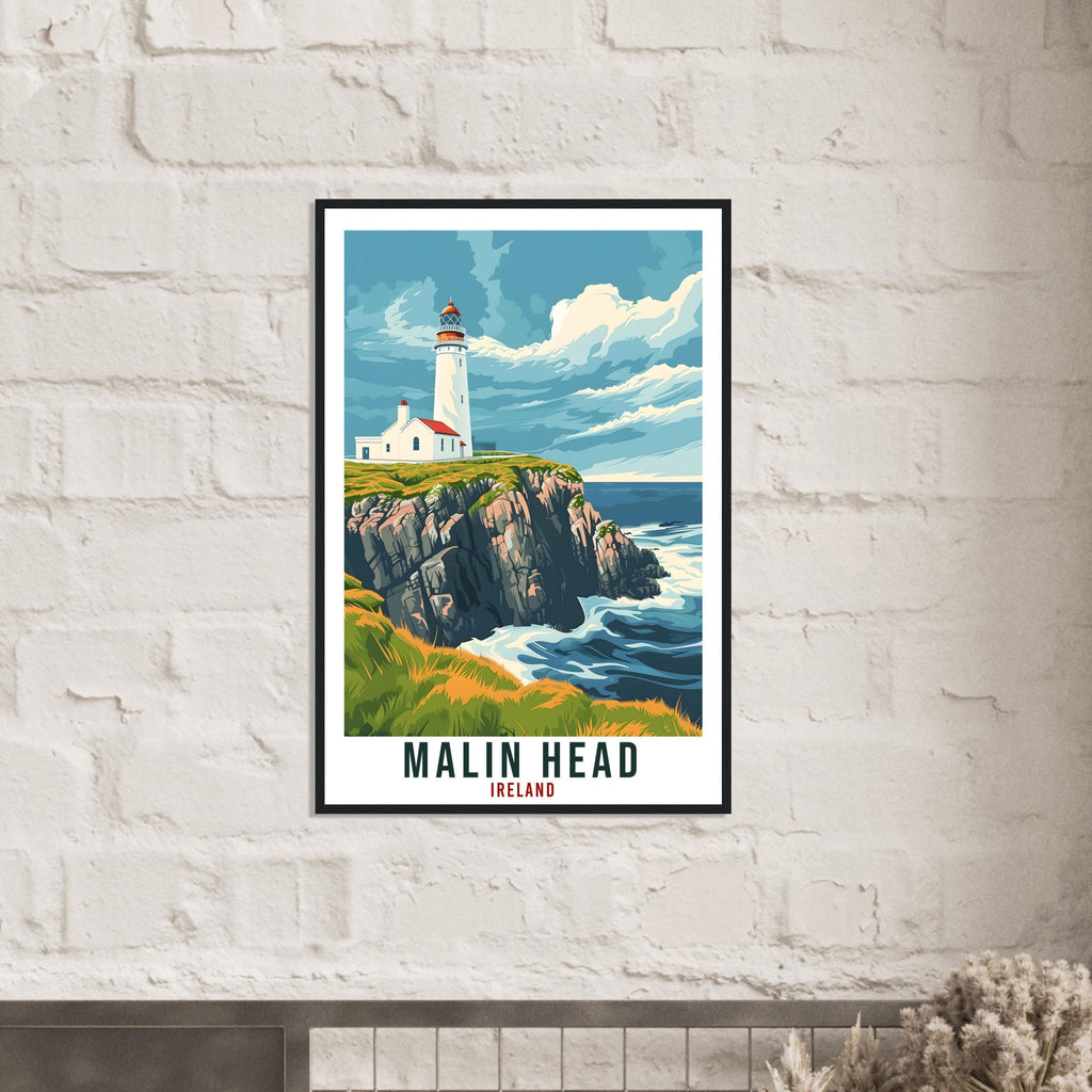 Malin Head Travel Print Ireland Wall Art Wall Hanging Home Living Décor Malin Head Gift Art Lovers Gift Irish Artwork Ireland Travel Poster