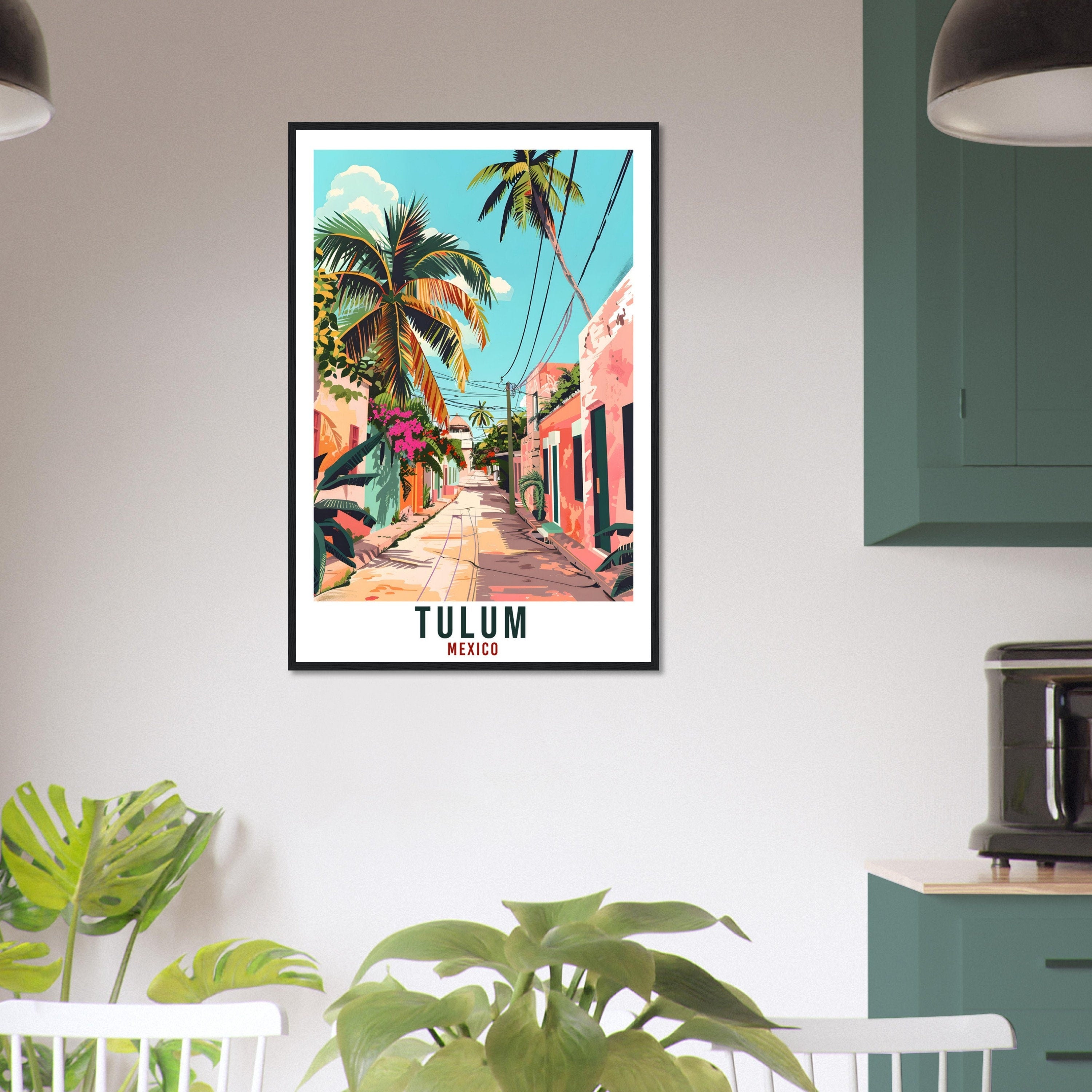 Tulum Mexico Travel Print Mexico Wall Art Wall Hanging Home Décor Tulum Gift Mexico Landmark Artwork Travel Art Tulum Mexican Travel Poster