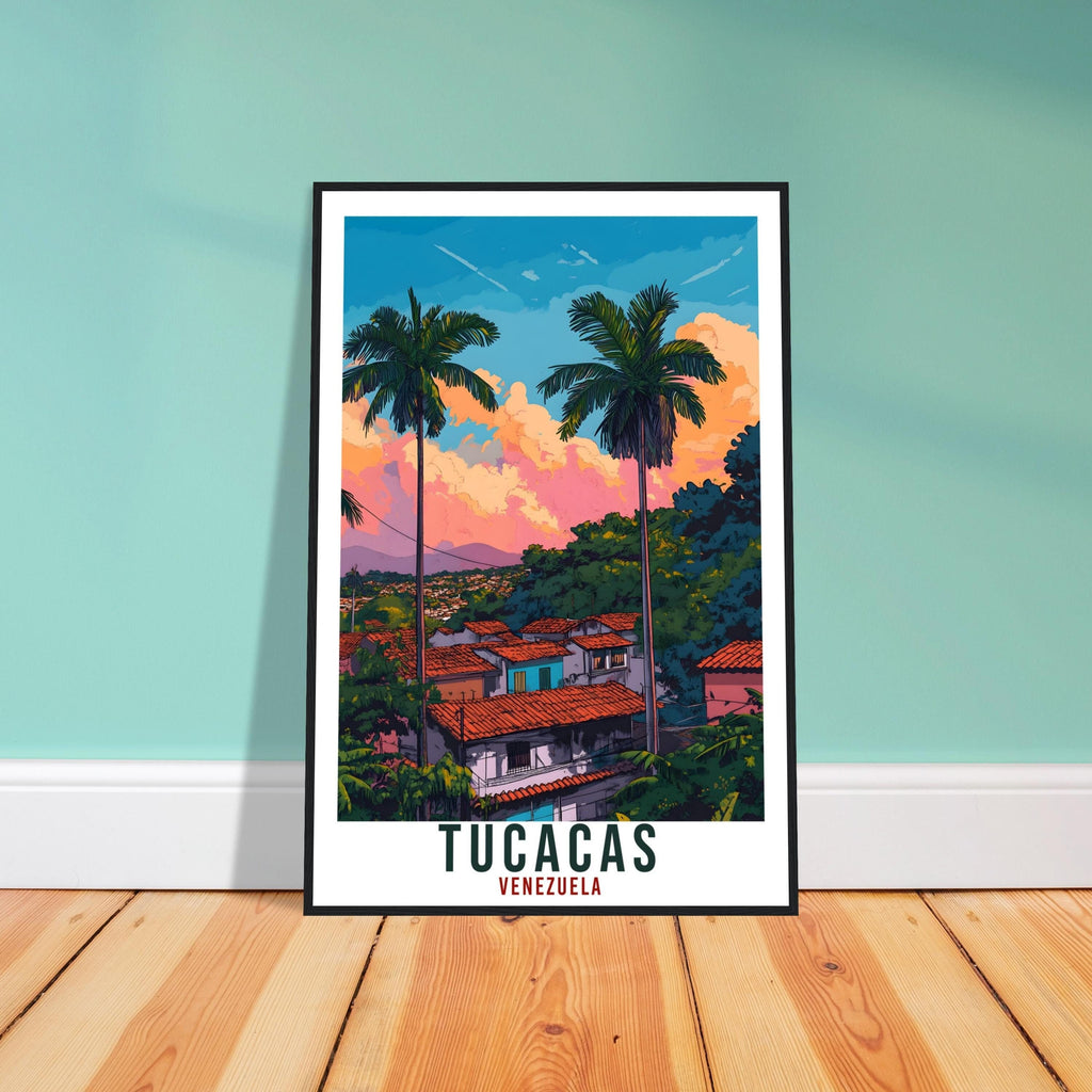 Tucacas Travel Print Venezuela Home Decoration Tucacas Wall Art Gift Wall Hanging Art Lover Venezuelan Artwork Travel Poster