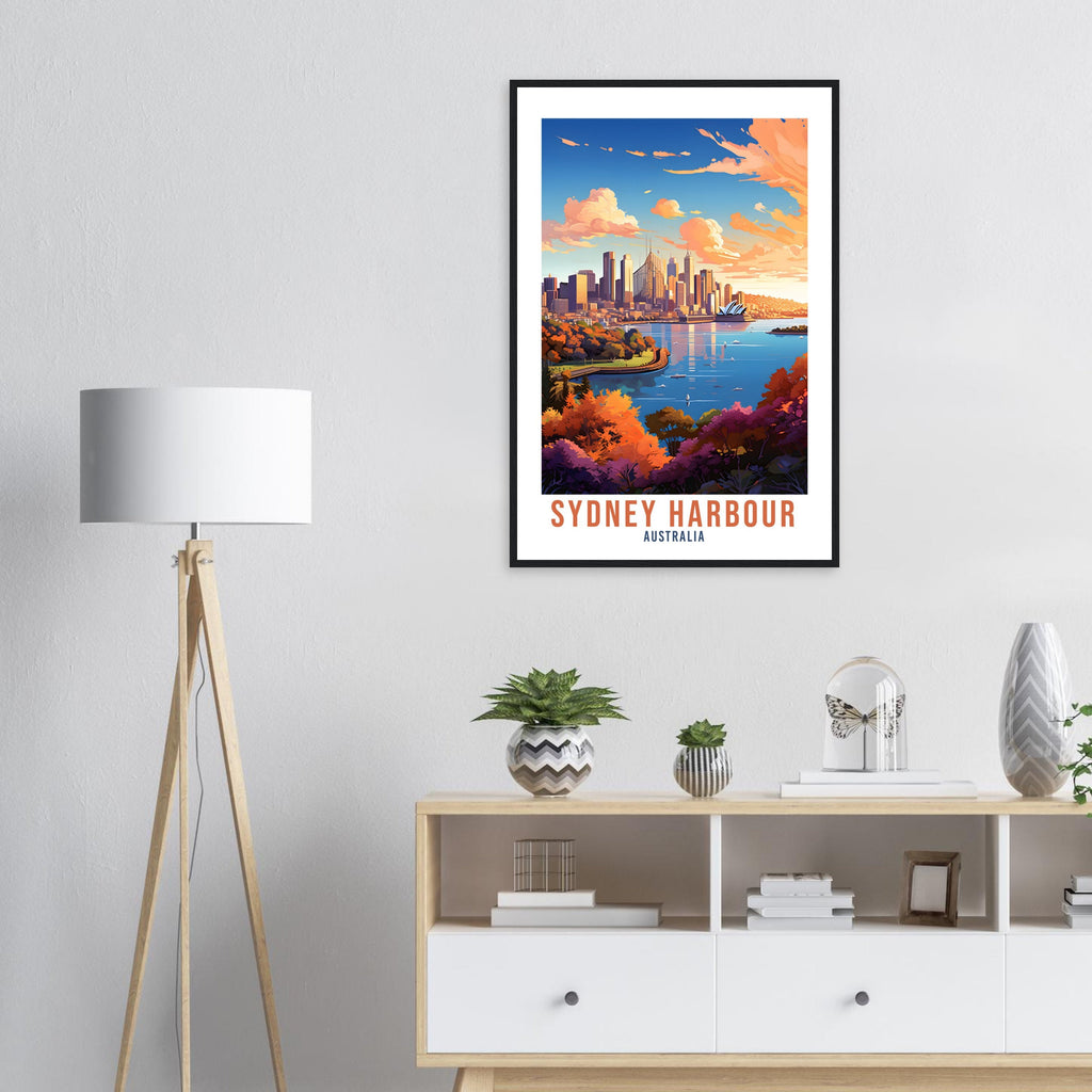 Sydney Travel Print Wall Art Sydney Australia Wall Hanging Home Décor Sydney Gift Art Lovers Australian Art Lover Gift Sydney Travel Poster