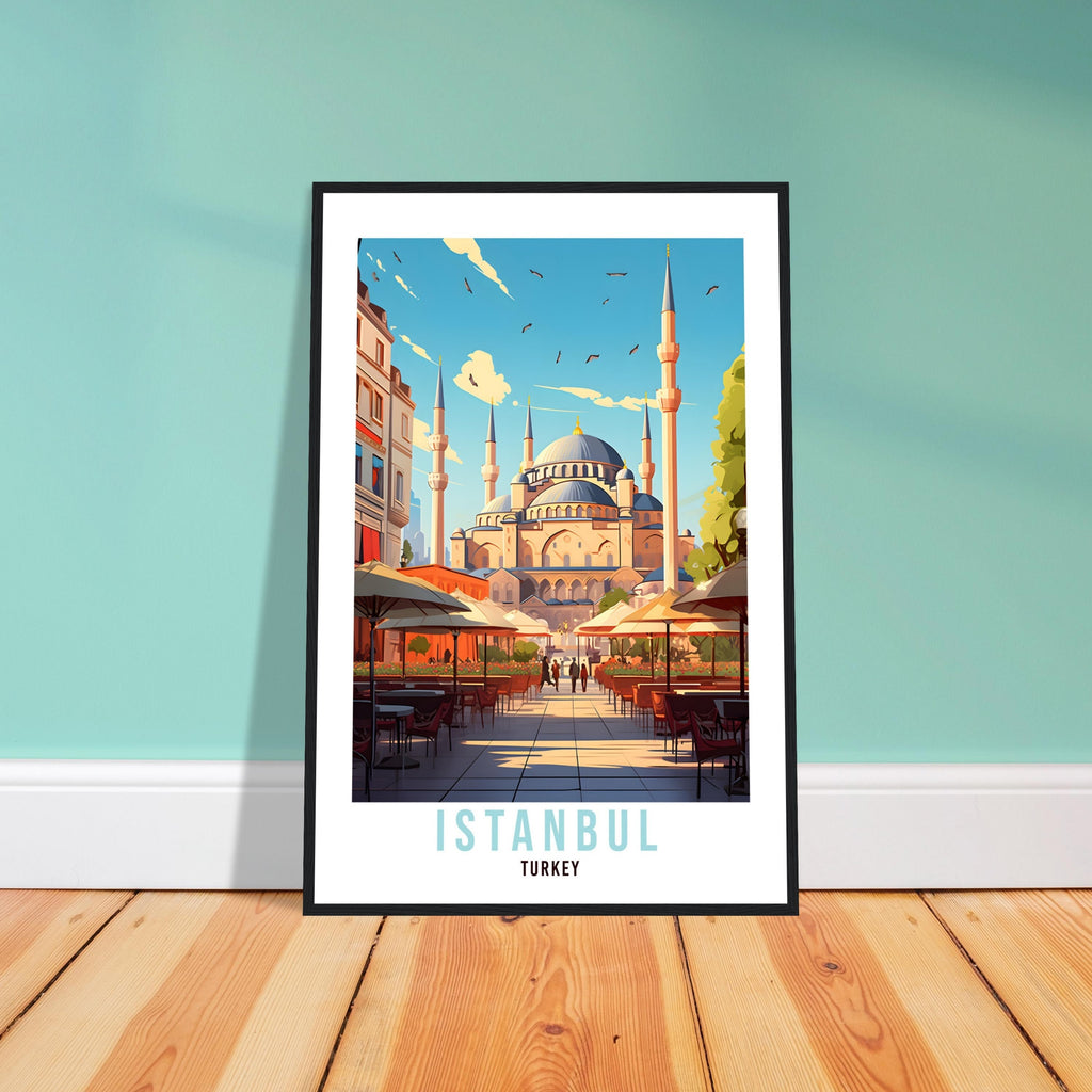 Istanbul Travel Print Wall Art Istanbul Street Wall Hanging Turkey Gift Holiday Print Vacation Art Print Istanbul Travel Gift Travel Poster