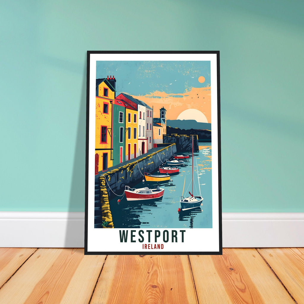 Westport Travel Print Ireland Wall Art Wall Hanging Home Living Décor Westport Gift Art Lovers Gift Irish Artwork Gift Ireland Travel Poster