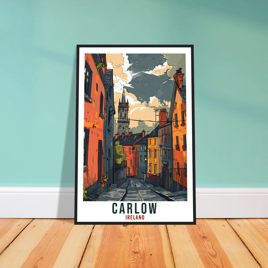 Carlow Travel Print Ireland Wall Art Wall Hanging Home Living Décor Carlow Gift Art Lovers Gift Irish Artwork Gift Ireland Travel Poster