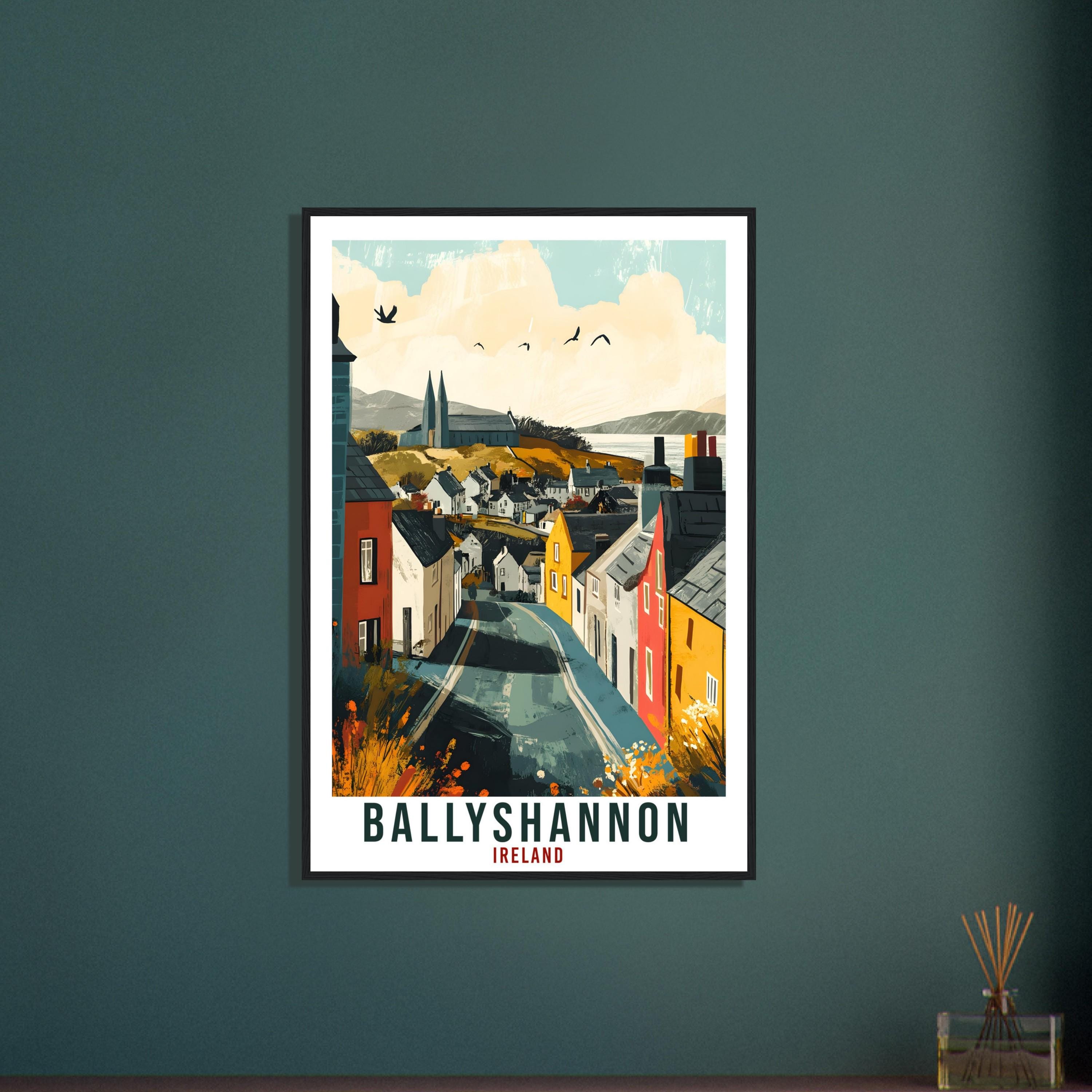 Ballyshannon Travel Print Ireland Home PLACE Wall Art Gift Wall Hanging Art Lover Ballyshannon Irish Artwork Travel Poster Ireland Travel