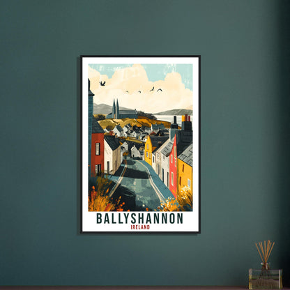 Ballyshannon Travel Print Ireland Home PLACE Wall Art Gift Wall Hanging Art Lover Ballyshannon Irish Artwork Travel Poster Ireland Travel