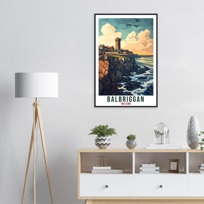Balbriggan Travel Print Ireland Home Decor Dublin Wall Art Wall Hanging Art Lover Irish Artwork Travel Poster Balbriggan Ireland Travel Art