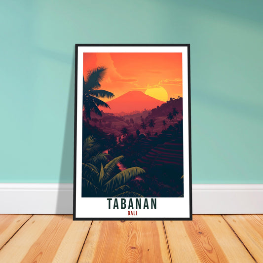 Tabanan Bali Travel Print Bali Wall Art Wall Hanging Home Décor Tabanan Gift Landmark Artwork Travel Art Tabanan Indonesia Travel Poster