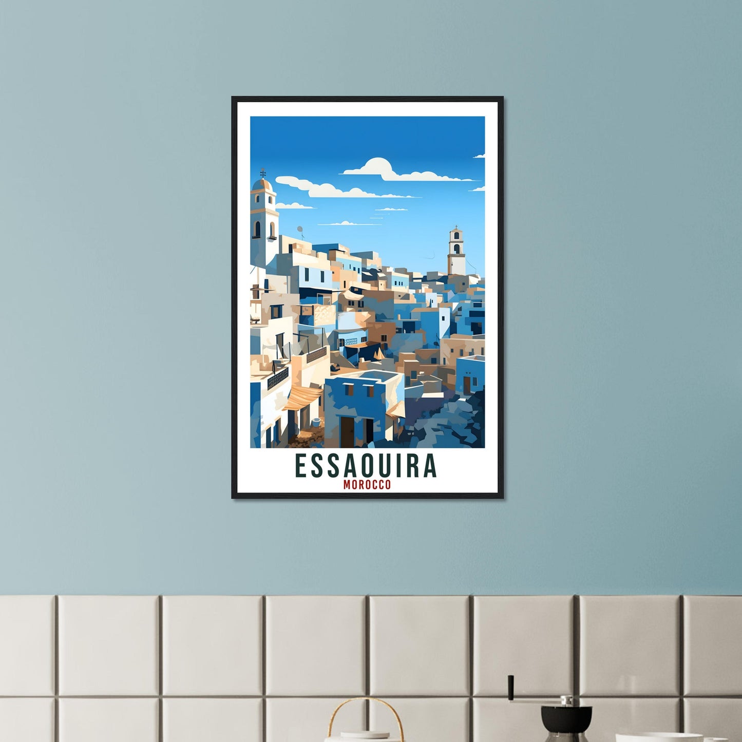 Essaouira Morocco Travel Print Wall Art Wall Hanging Home Décor Essaouira Gift Art Lovers Morocco Artwork Gift Print African Landmark Poster