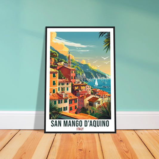 San Mango d'Aquino Italy Travel Print Italy Wall Art Wall Hanging Home Décor San Mango dAquino Gift Italy Artwork Gift Italian Travel Poster