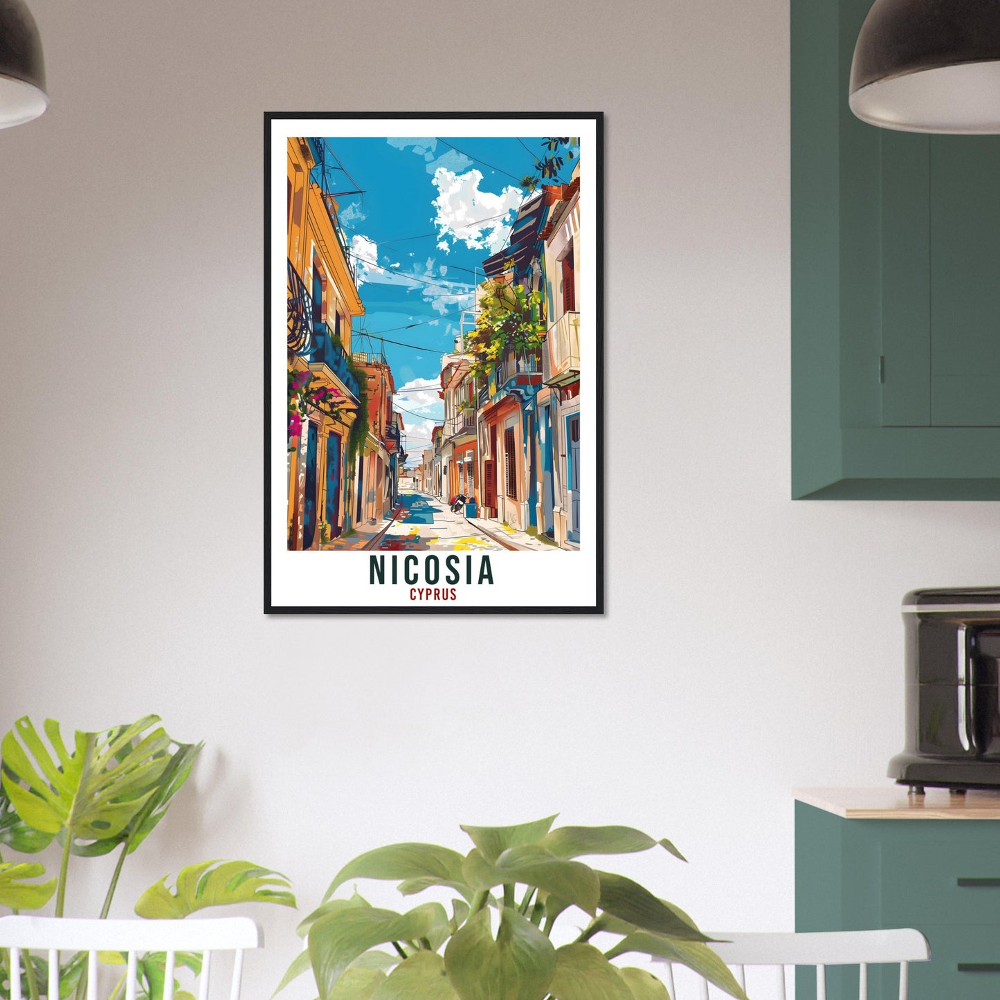 Nicosia Cyprus Travel Print Nicosia Wall Art Wall Hanging Home Décor Nicosia Gift Cyprus Landmark Artwork Gift Cyprus Holiday Travel Poster