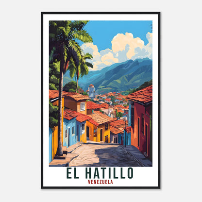 El Hatillo Travel Print Venezuela Home Decor Wall Art Gift Wall Hanging Art Lover El Hatillo Venezuelan Artwork Travel Poster Travel Gift