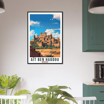 Ait Ben Haddou Morocco Travel Print Wall Art Wall Hanging Home Décor Ait Ben Haddou Gift Art Lovers Morocco Artwork Gift Print Africa Poster