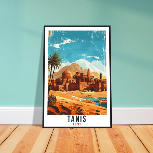 Tanis Egypt Travel Print Tanis Wall Art Wall Hanging Home Décor Tanis Gift Art Lovers Egypt Artwork Gift Print African Landmark Poster