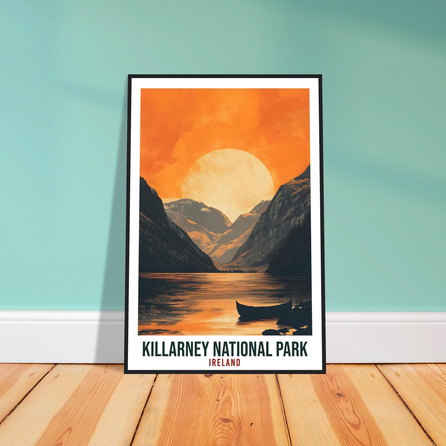 Killarney National Park Travel Print Ireland Decor Wall Art Gift Wall Hanging Art Lover Killarney Irish Artwork Travel Poster Ireland Travel