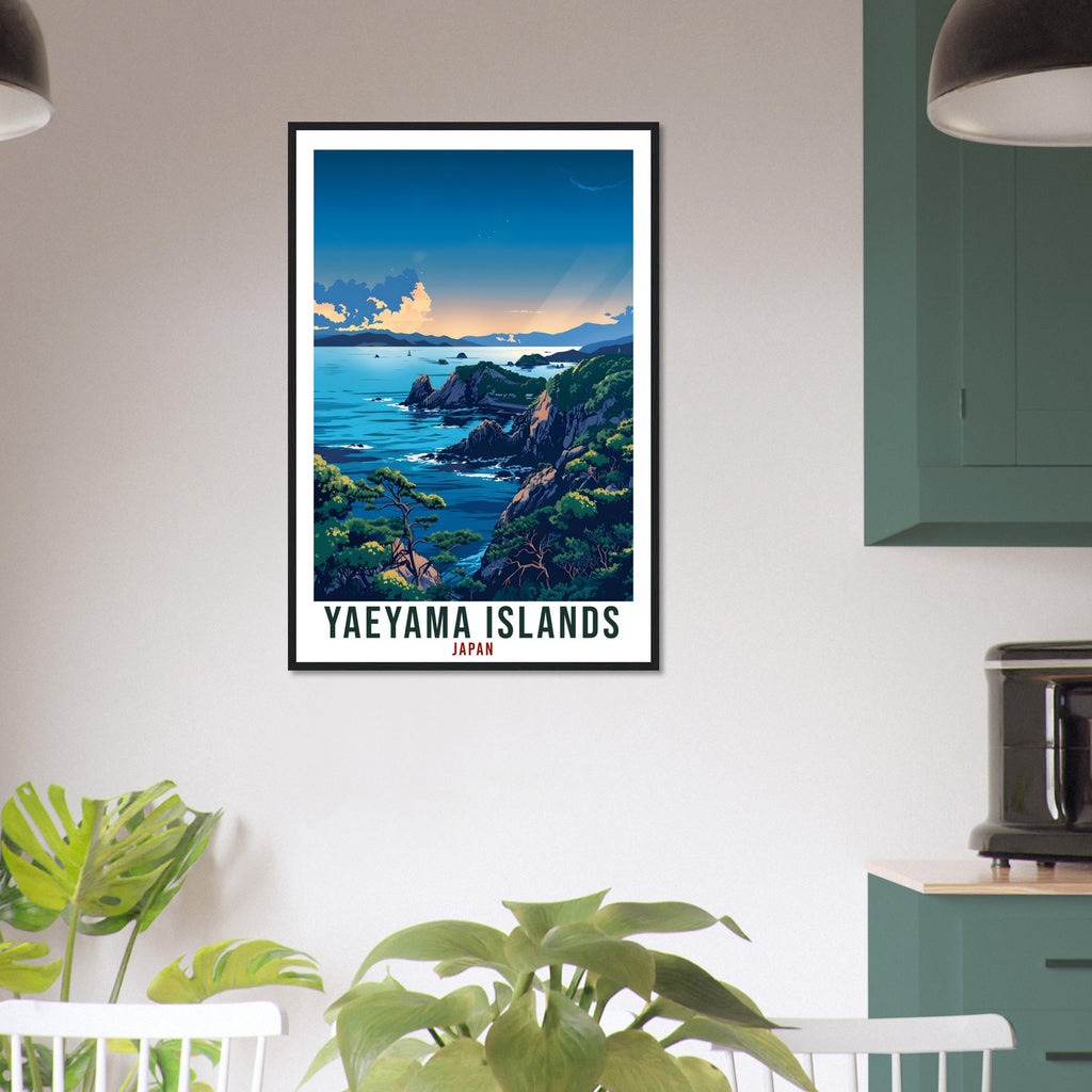 Yaeyama Islands Travel Print Japan Home Decoration Wall Art Gift Wall Hanging Art Lover Japanese Artwork Japan Yaeyama Islands Travel Poster