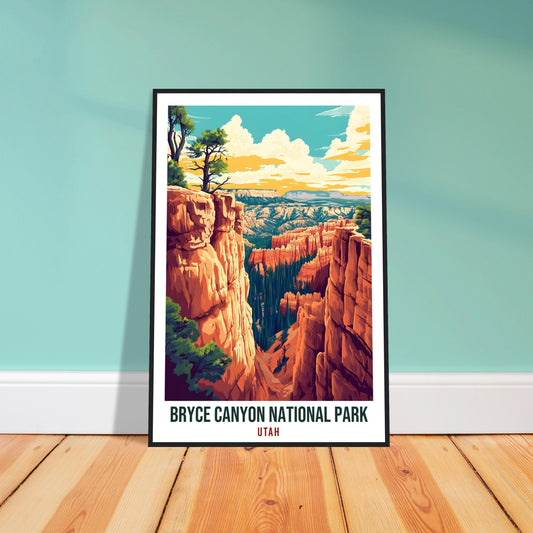 Bryce Canyon National Park Utah USA Travel Print Wall Art Wall Hanging Home Décor Bryce Canyon Gift Travel Art US Utah Artwork Travel Poster