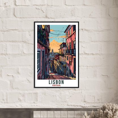 Lisbon Travel Print Wall Art Lisbon Portugal Wall Hanging Artwork Lisbon Art Gifts LisbonTravel Poster Portugal Home Decor Art Lovers Gift