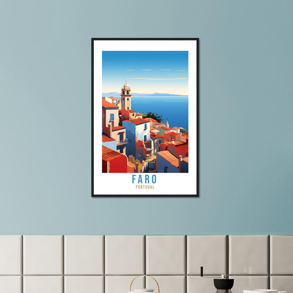 Faro Travel Print Wall Art Faro Home Decor Faro Wall Hanging Faro Gift Portugal Travel Gift Portugal Wall Decor Faro Travel Decor Faro Gift