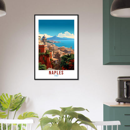 Naples Italy Travel Print Wall Art Naples Wall Hanging Home Décor Naples Gift Art Lovers Italy Art Lover Gift Print Naples Italy Print