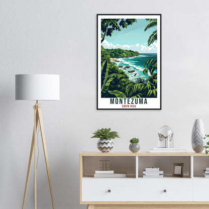 Montezuma Costa Rica Travel Print Wall Art Wall Hanging Home Décor Montezuma Gift Wall Art Artwork Travel Art Costa Rica City Travel Poster