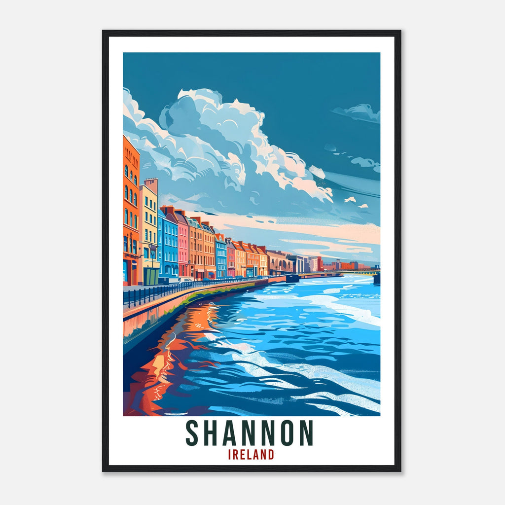 Shannon Travel Print Ireland Wall Art Wall Hanging Home Living Décor Shannon Gift Art Lovers Gift Irish Artwork Gift Ireland Travel Poster