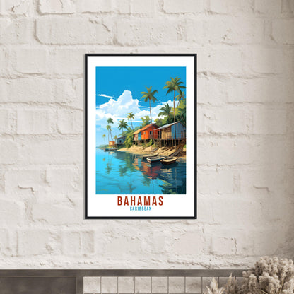 Bahamas Travel Print Wall Art Bahamas Sunset Wall Hanging Home Décor Caribbean Gift Art Lovers Nassau Travel Poster Bahamas Caribbean Print