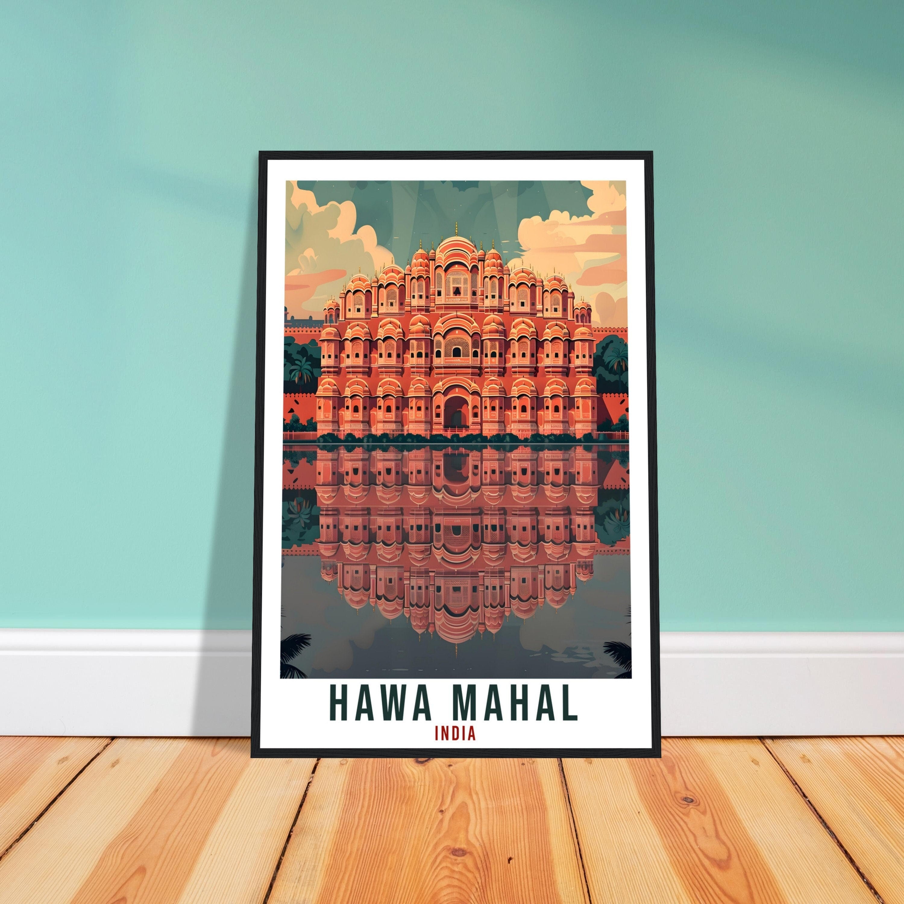 Hawa Mahal Travel Print India Home Decoration Wall Art Gift Wall Hanging Art Lover Indian Artwork India Hawa Mahal Travel Poster Print