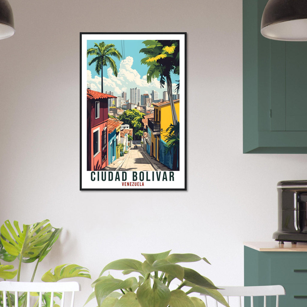 Ciudad Bolivar Travel Print Venezuela Decor Wall Art Gift Wall Hanging Art Lover Ciudad Bolivar Venezuelan Artwork Travel Poster Travel Art