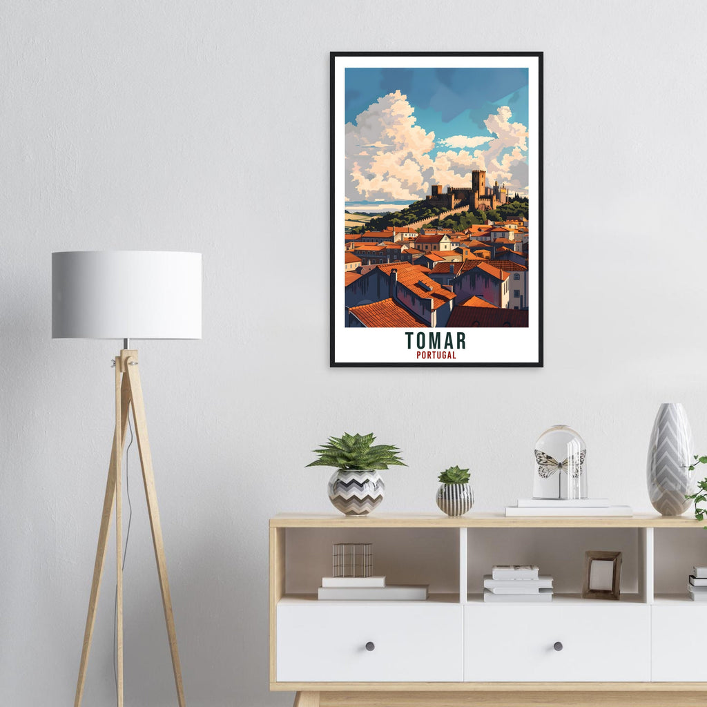 Tomar Travel Print Home Decoration Wall Art Tomar Gift Wall Hanging Art Lover Portugal Artwork Tomar Portugal Travel Poster Holiday Print