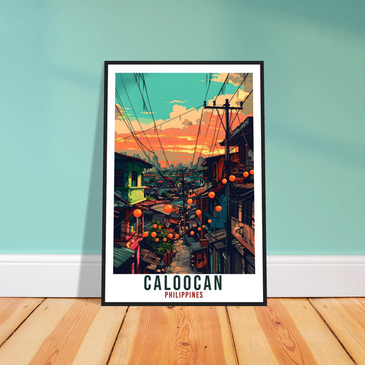Caloocan Philippines Travel Print Wall Art Wall Hanging Home Décor Caloocan Gift Landmark Artwork Travel Art Philippines Travel Poster