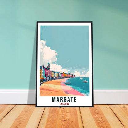 Margate Travel Print Wall Art Wall Hanging Home Living Décor Margate Gift Art Lovers Gift UK Artwork Print Margate England Travel Poster