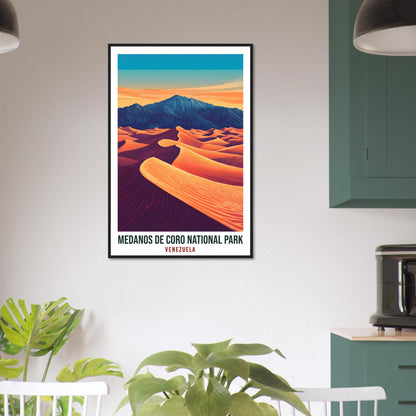 Medanos De Coro National Park Venezuela Travel Print Decor Medanos De Coro Wall Art Wall Hanging Art Lover Venezuelan Artwork Travel Poster