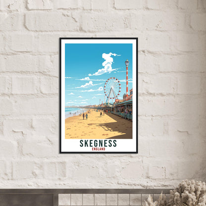 Skegness Travel Print Wall Art Wall Hanging Home Living Décor Skegness Gift Art Lovers Gift UK Artwork Gift Print England Travel Poster