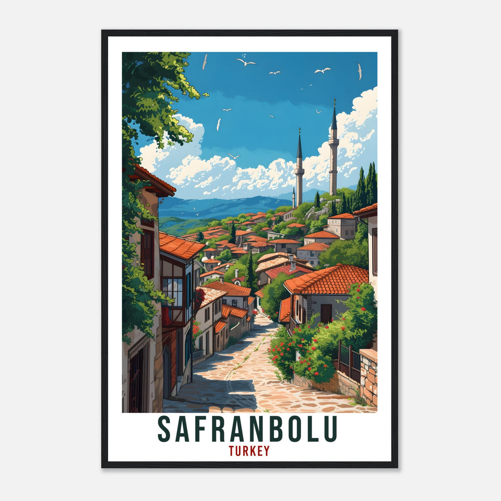 Safranbolu Travel Print Turkey Home Decoration Turkish City Wall Art Gift Wall Hanging Art Lover Turkey Artwork Safranbolu Travel Poster