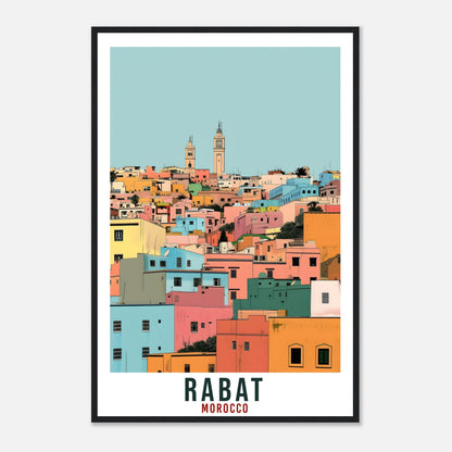 Rabat Morocco Travel Print Rabat Wall Art Wall Hanging Home Décor Rabat Gift Art Lovers Morocco Artwork Gift Print African Landmark Poster