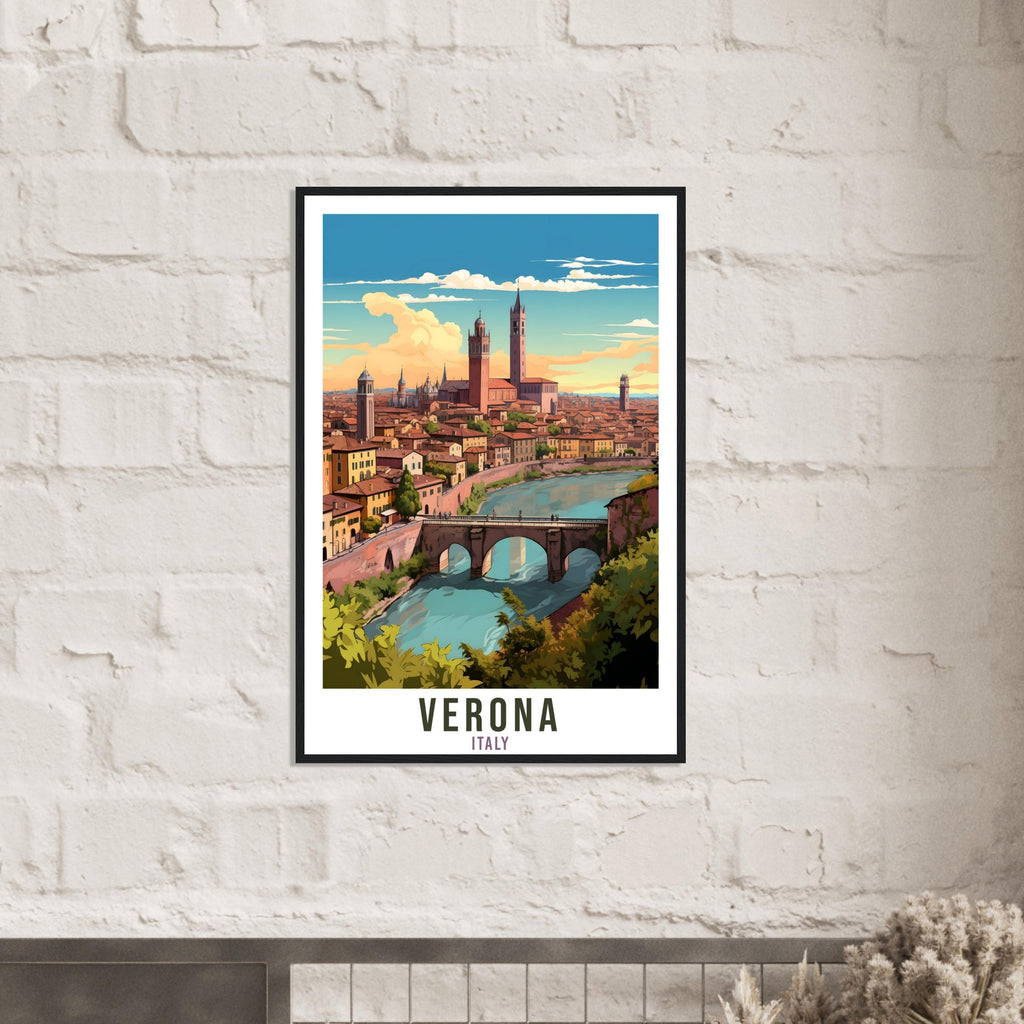 Verona Italy Travel Print Wall Art Verona Wall Hanging Home Décor Verona Gift Art Lovers Italian Artwork Gift Print Verona Landmark Poster