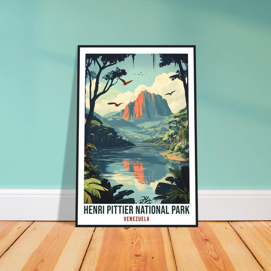 Henri Pittier National Park Travel Print Venezuela Decor Wall Art Gift Wall Hanging Art Lover Henri Pittier Venezuelan Artwork Travel Poster