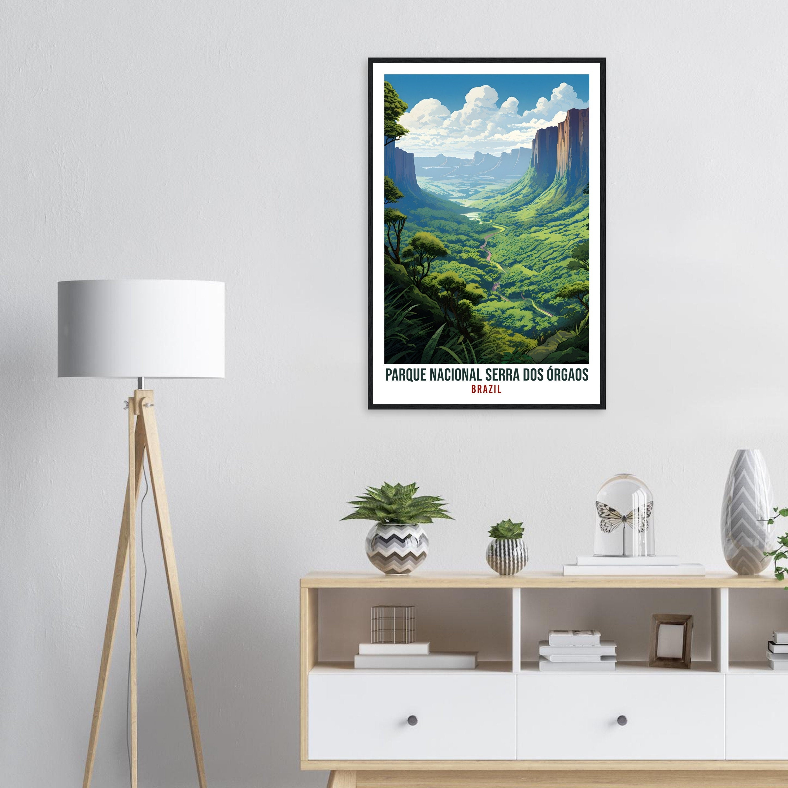 Serra Dos Orgaos Travel Print Wall Art Serra Dos Orgaos Brazil Wall Hanging Artwork Art Gift Serra Dos Orgaos Travel Poster Brazil Art Lover